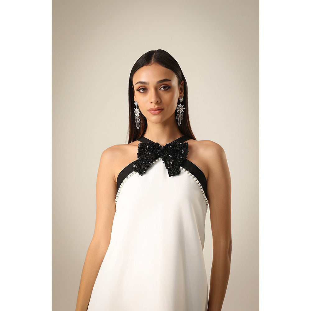 Label Iris Ivory Bow Dress