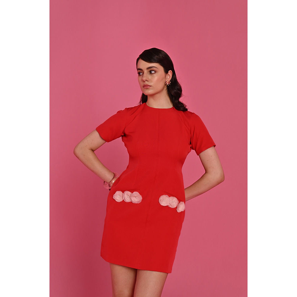 Label Iris Ruby Garden Solid Dress