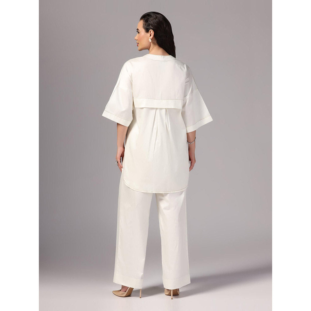 Sunanta Madaan Ivory Colour Co-Ord (Set of 2)
