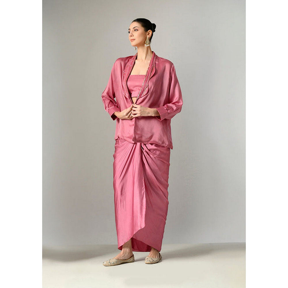 Sunanta Madaan Women Top with Skirt and Cape