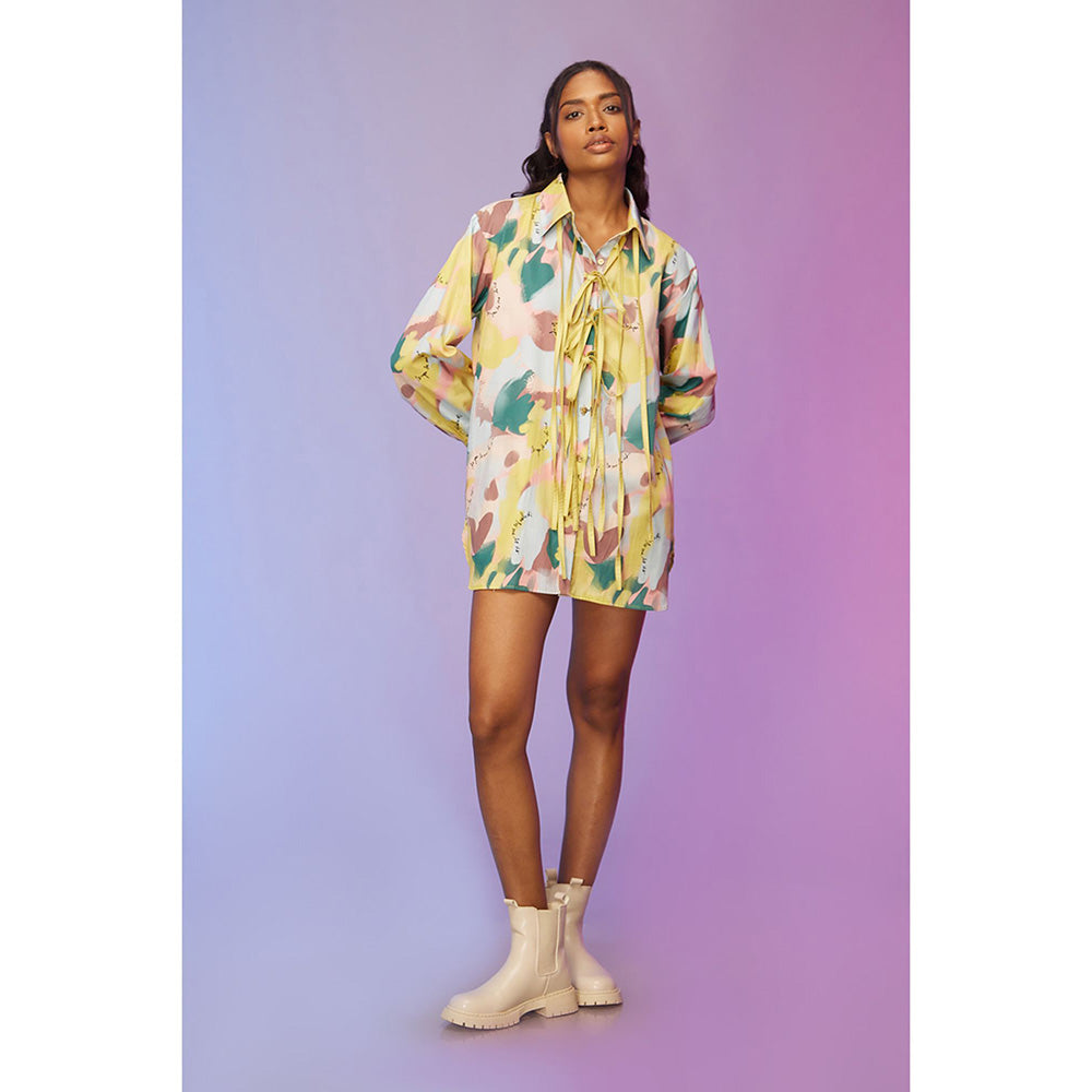 Label SOUS Multi-Colour Chillax Short Dress