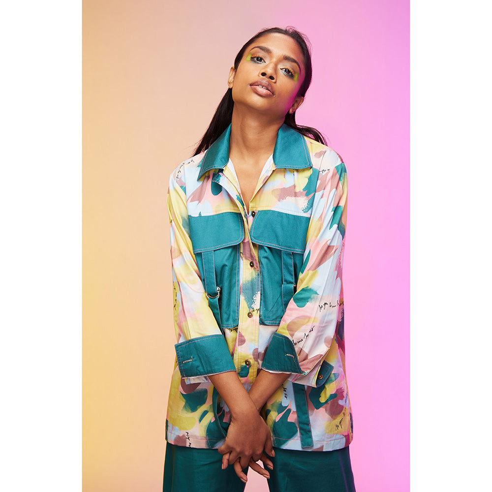 Label SOUS Teal City Chic Co-Ord (Set of 2)