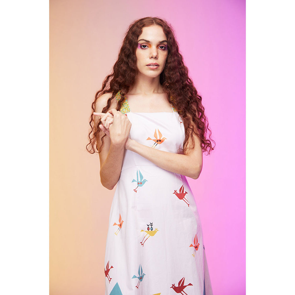 Label SOUS White Radiant Pastel Dress