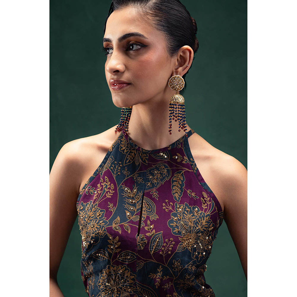 LABEL NAARITI Laila Multi-Color Kurta with Pant (Set of 2)