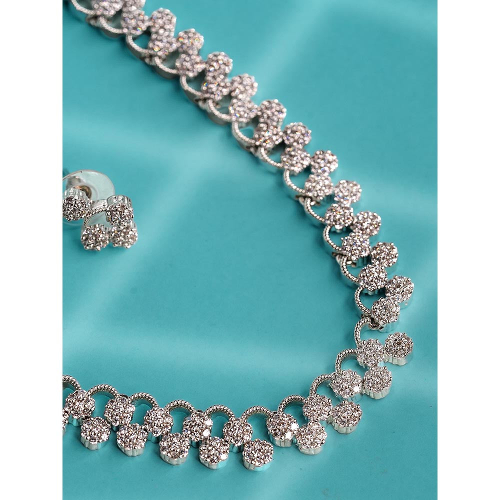 Label Ruby Heritage Gold-Plated Necklace and Earrings