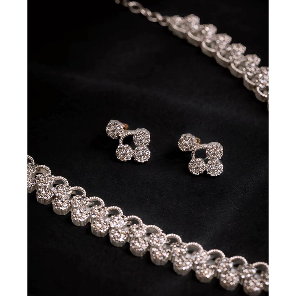 Label Ruby White Heritage Gold-Plated Jewellery Set
