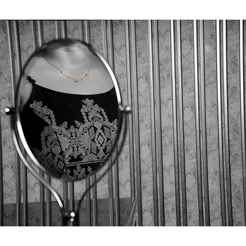 La marque-M White Polki Diamond Chain Necklace