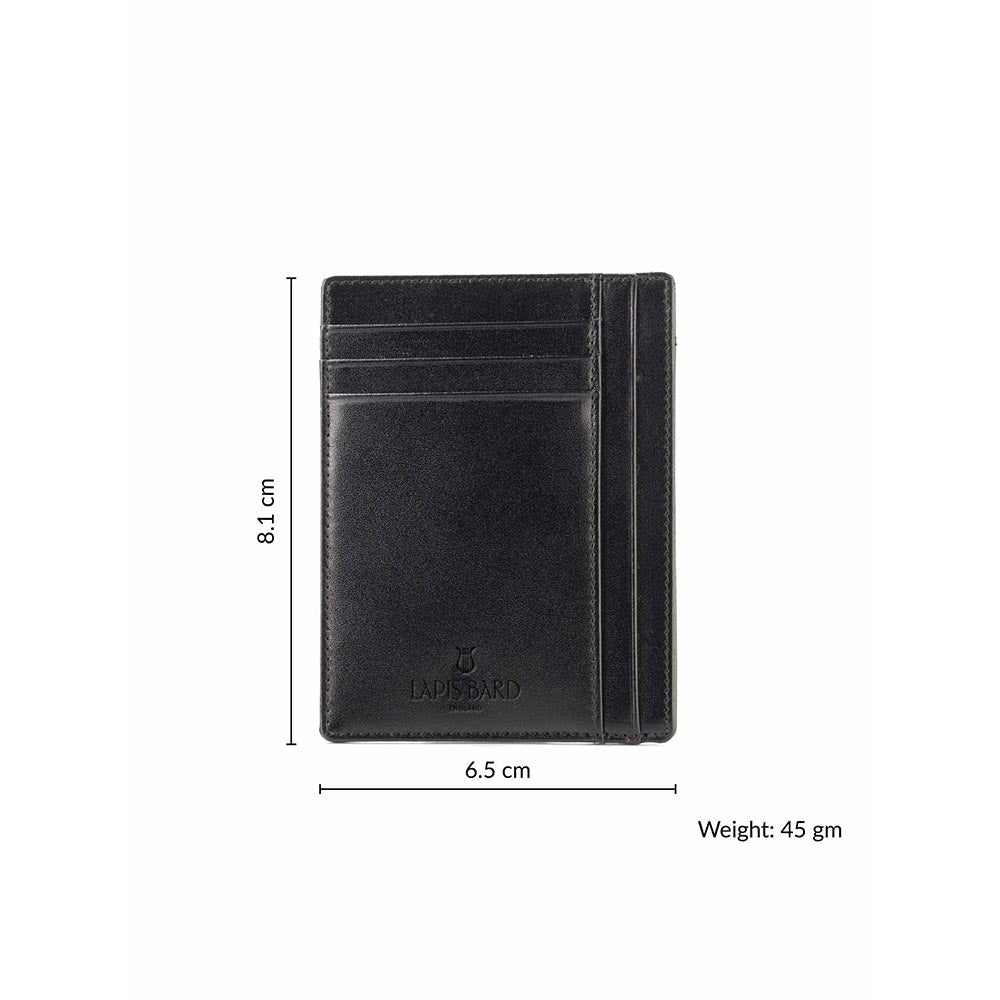 Lapis Bard Mayfair Credit Card Holder - Black