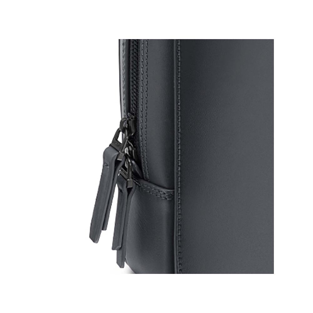 Lapis Bard Ducorium Leather Spencer 14-inch Laptop Briefcase Graphite
