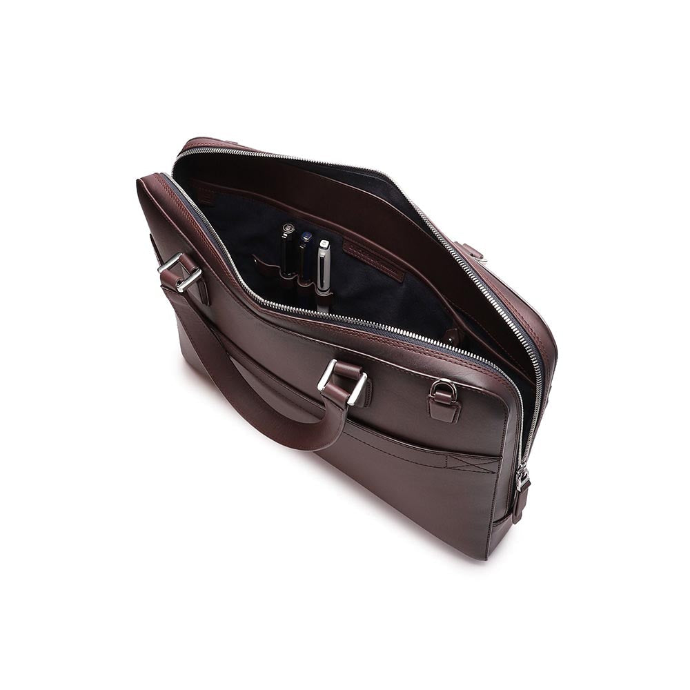 Lapis Bard Ducorium Spencer 15-Inch Slim Laptop Business Bag - Bordeaux