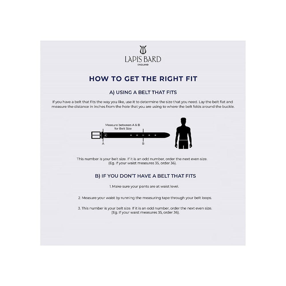 Lapis Bard Mandeville Croc-Textured 35 MM Buckle Belt - Dark Brown