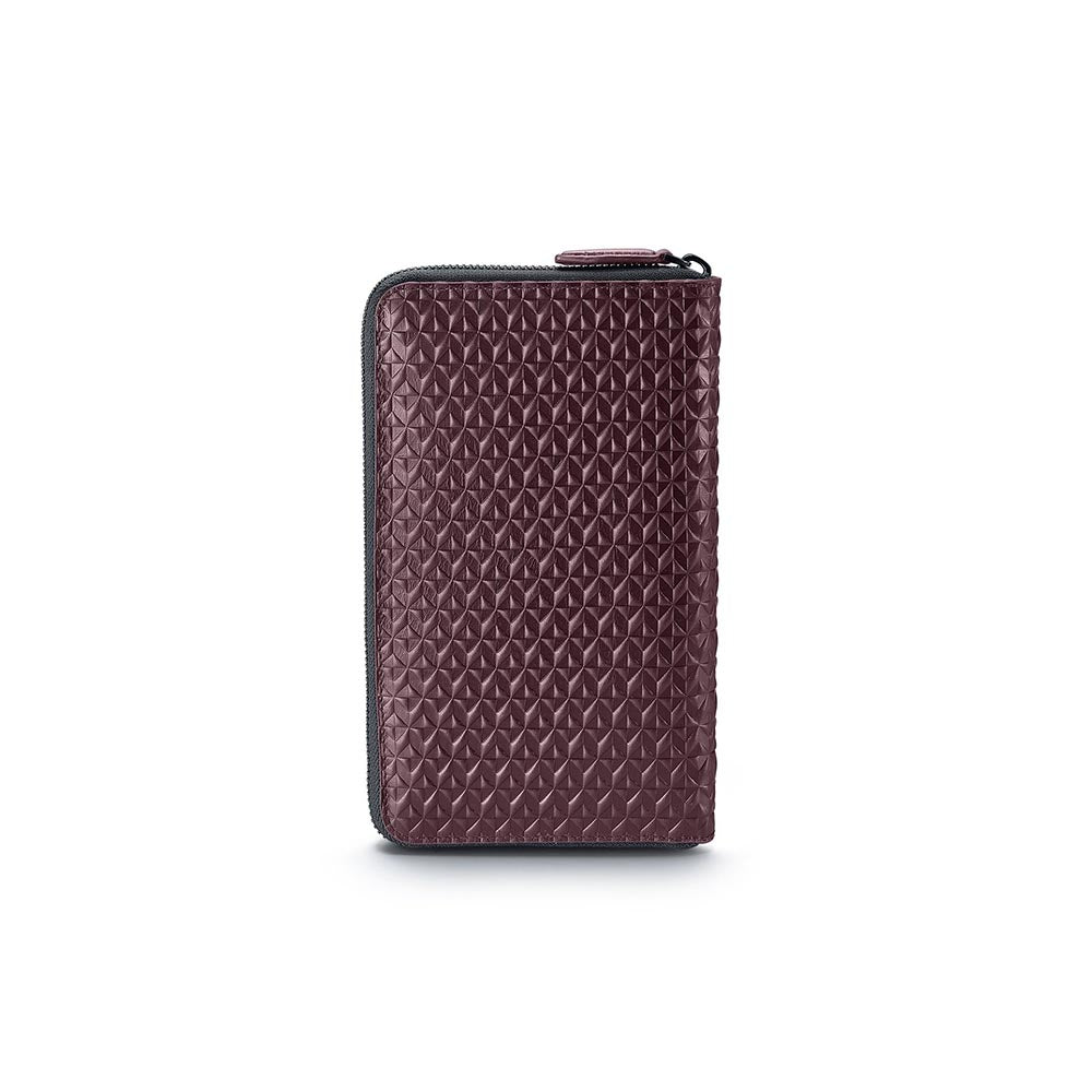 Lapis Bard Enigma Passport Holder - Burgundy