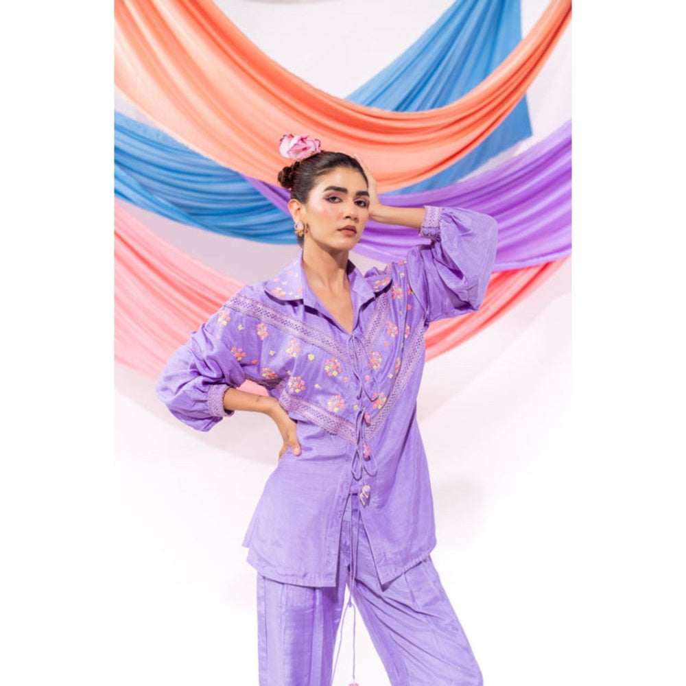 Leela by A Purple Co-Ord Set
