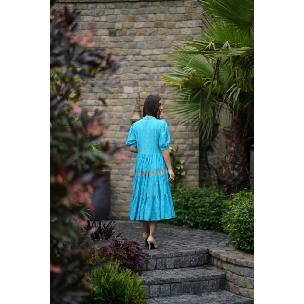 Leela by A Yashfeen Midi Dress