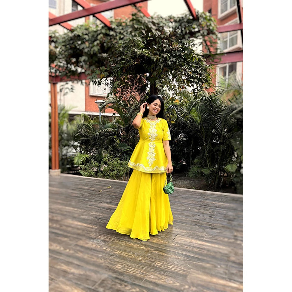 Leela by A Yellow Co-Ord Set