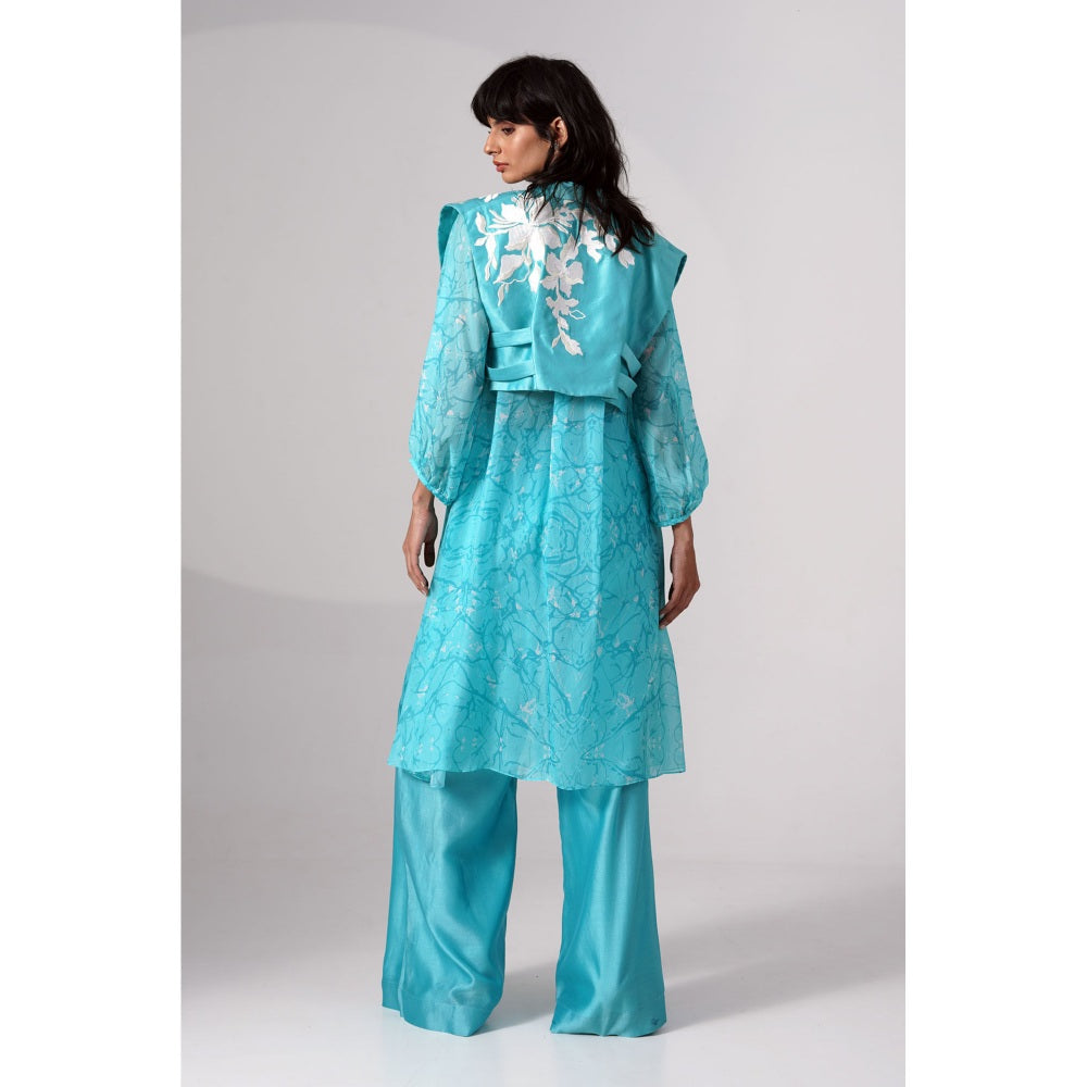 MADDER MUCH Lana Crop Jacket Long Shirt Flared Pant (Set of 3)