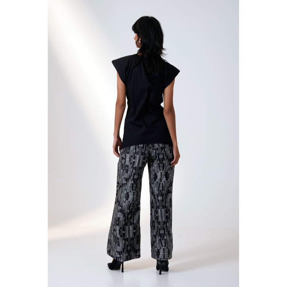 MADDER MUCH Martina I Bow Clutch Printed Pant Set (Set of 2)