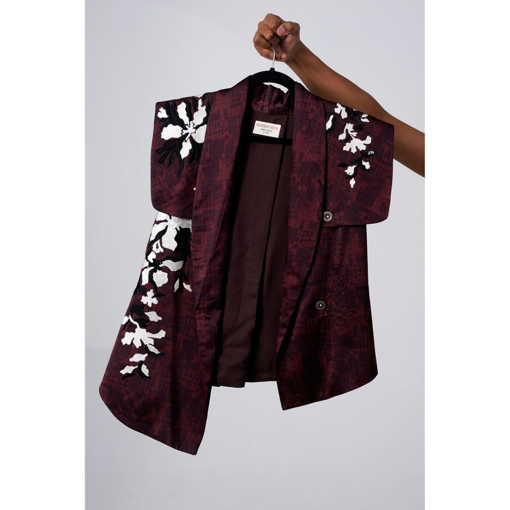 MADDER MUCH Norman Safari Blazer with Belt (Set of 2)