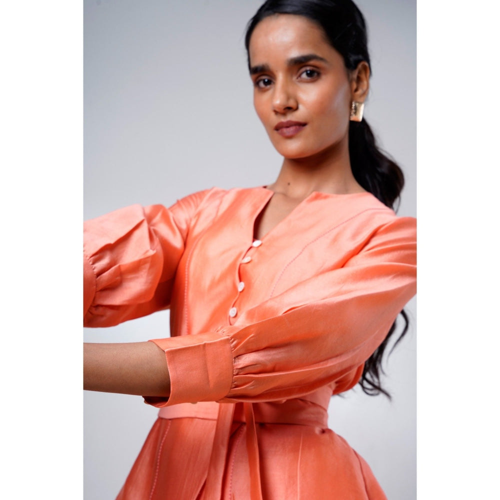 MADDER MUCH Nella Breeze Wrap Top and Denim Skirt (Set of 2)