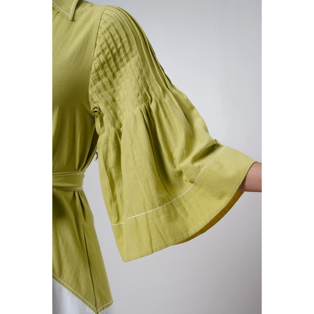 MADDER MUCH Saylor Wild Grove Midi Dress with Belt (Set of 2)