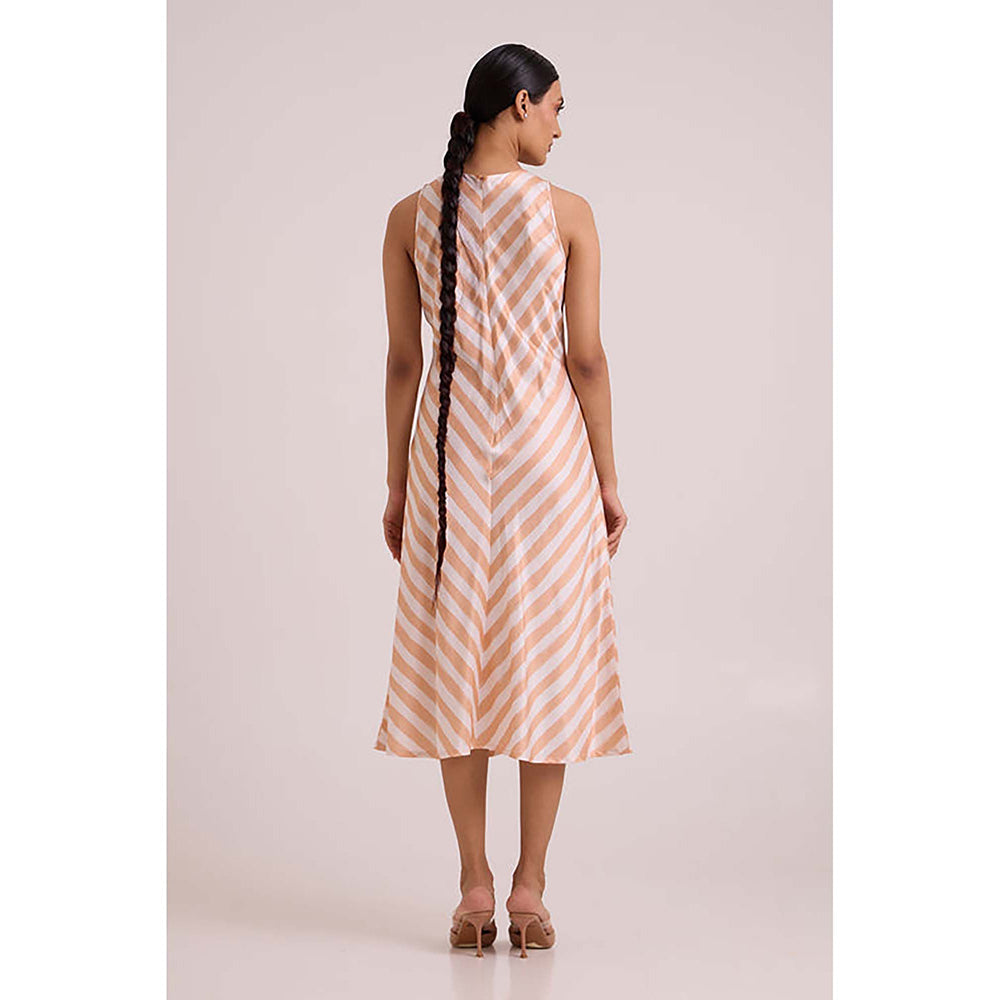 MADDER MUCH Neo - Almond Burst Flap Trench And Slip Dress