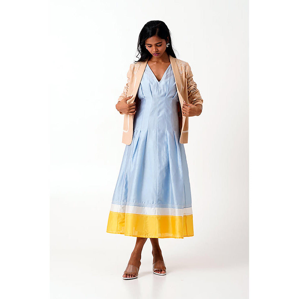 MADDER MUCH Latte Bree - Vintage Embroidered Blazer