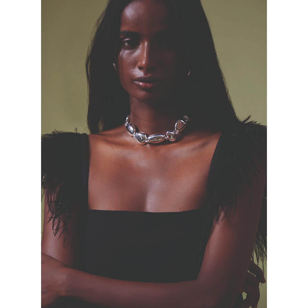 MALIE Black A-Line Casablanca Dress