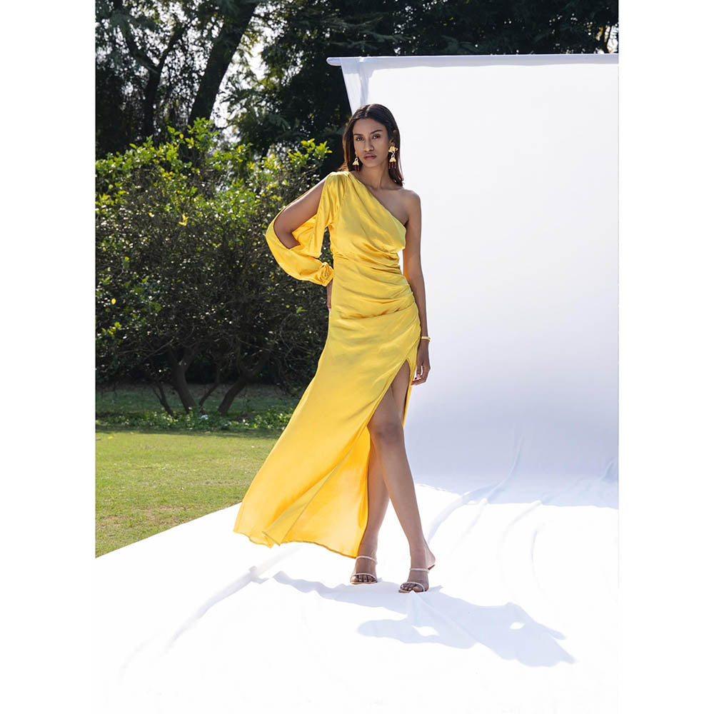 MALIE Saffron Yellow FIESTA Dress