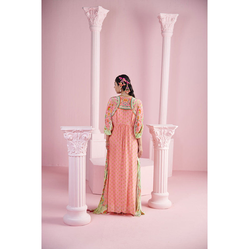 MANDIRA WIRK Women'S Sirin V-Neck Kaftan Dress