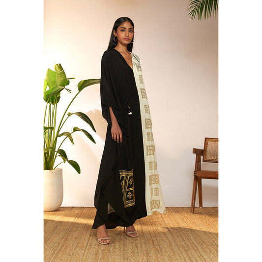 Masaba Multicoloured Foil Kaftan