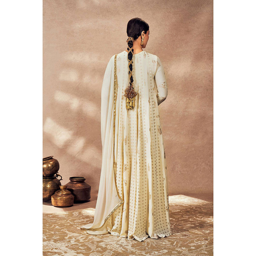 Masaba Off White Anarkali with Dupatta (Set of 2)
