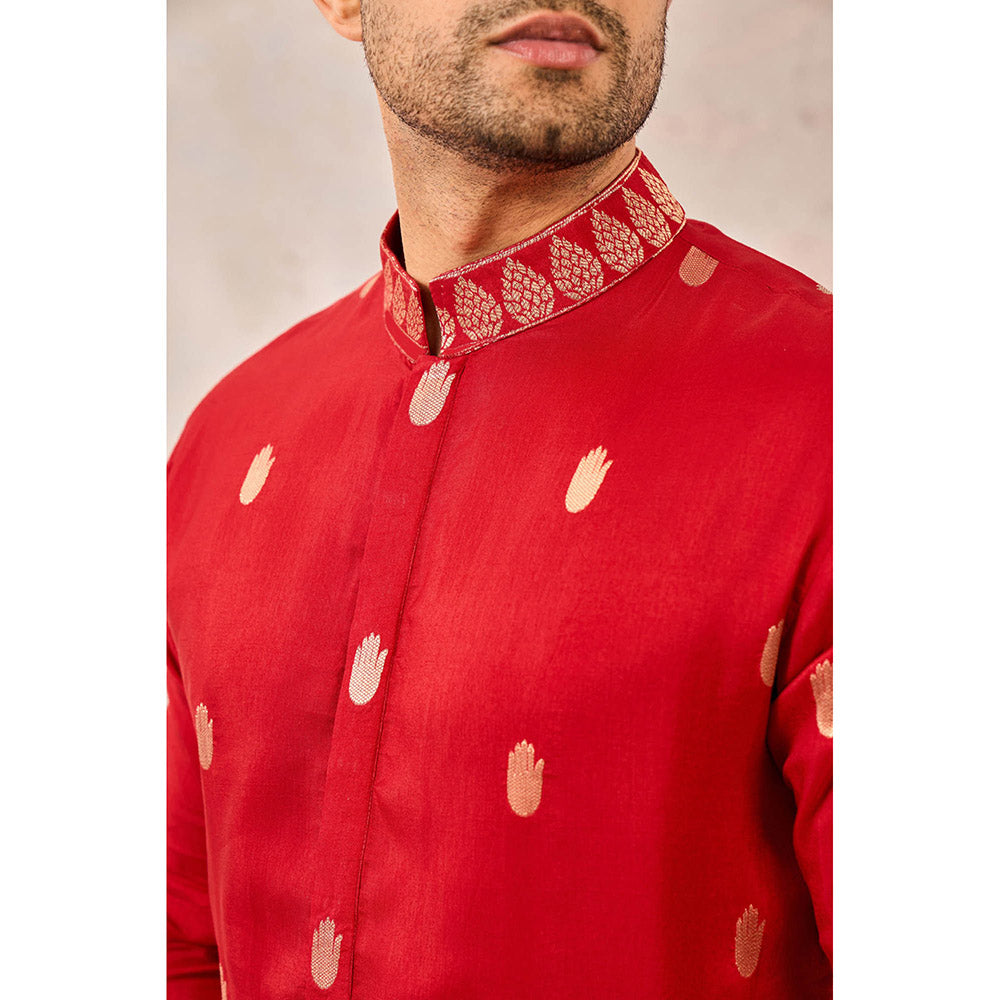 Masaba Red Haaath Phool Kurta