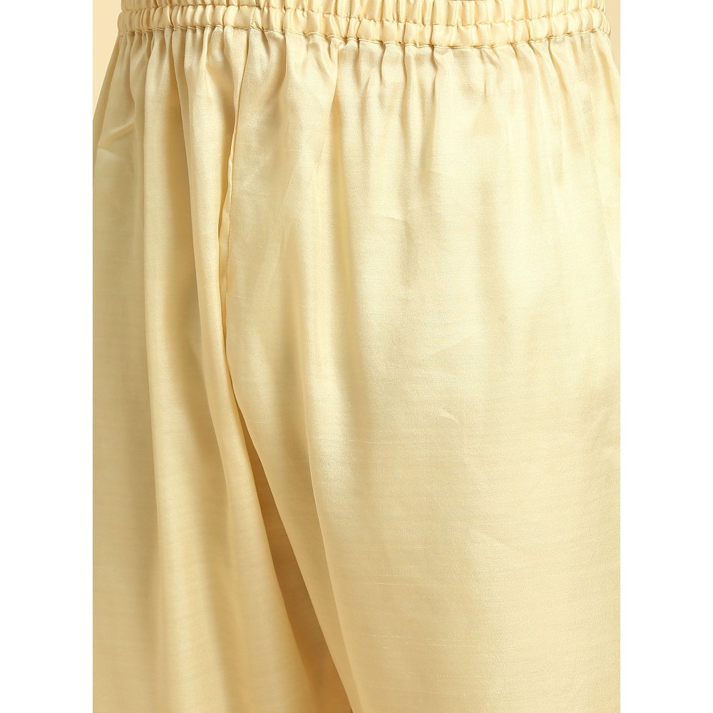 Masumi Mewawalla Beige Ombre Kurta with Pant (Set of 2)