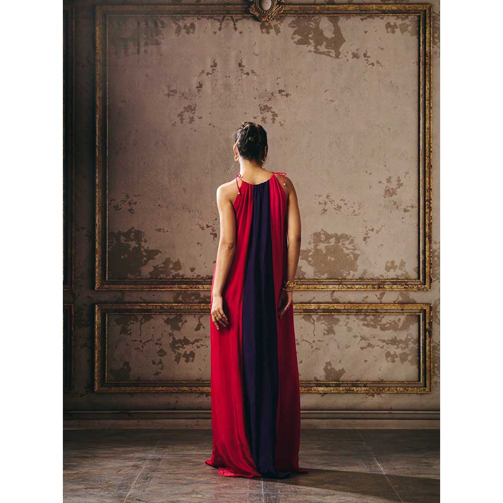 Masumi Mewawalla Multicolour Trapeze Gown