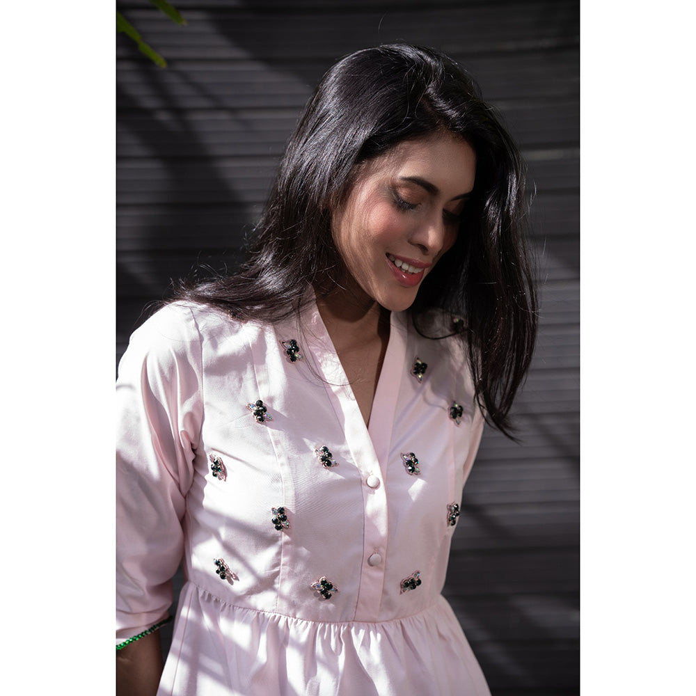 MEHAK MURPANA Baby Pink Dress for Women