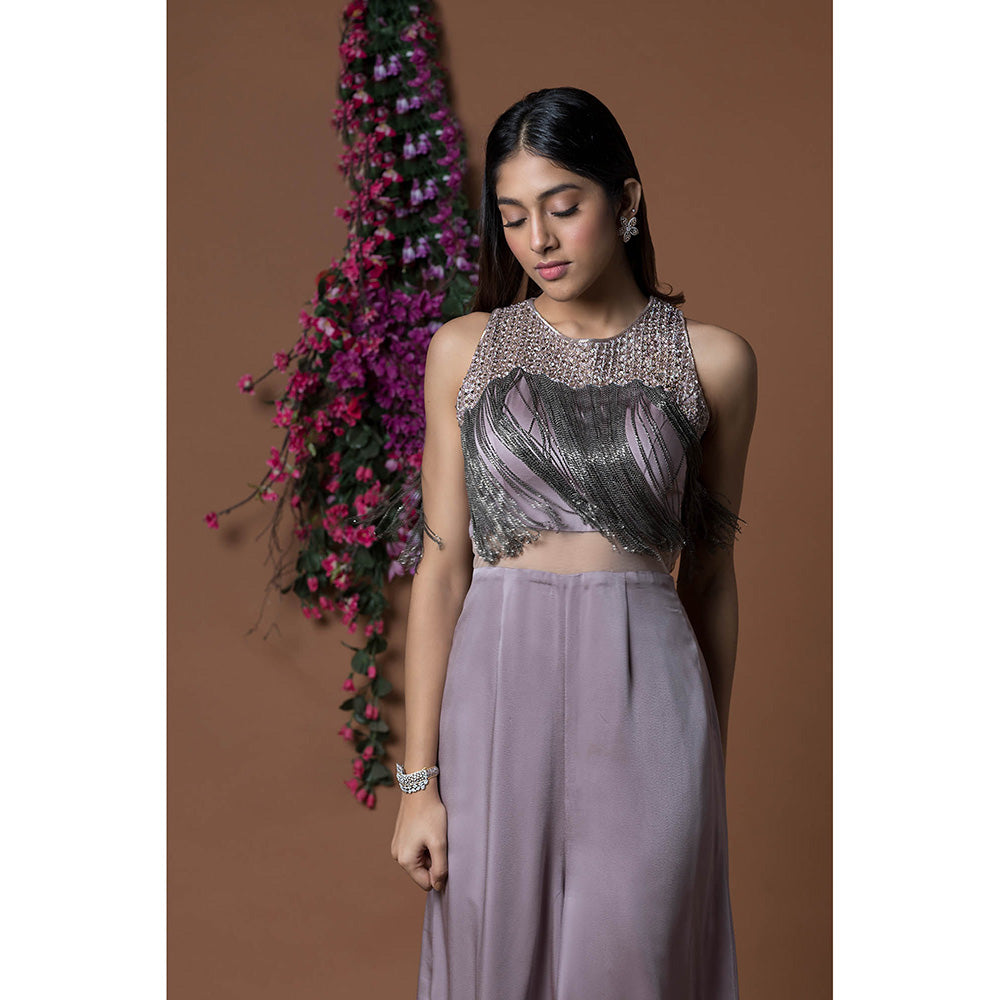 MEHAK MURPANA Purple Jumpsuit