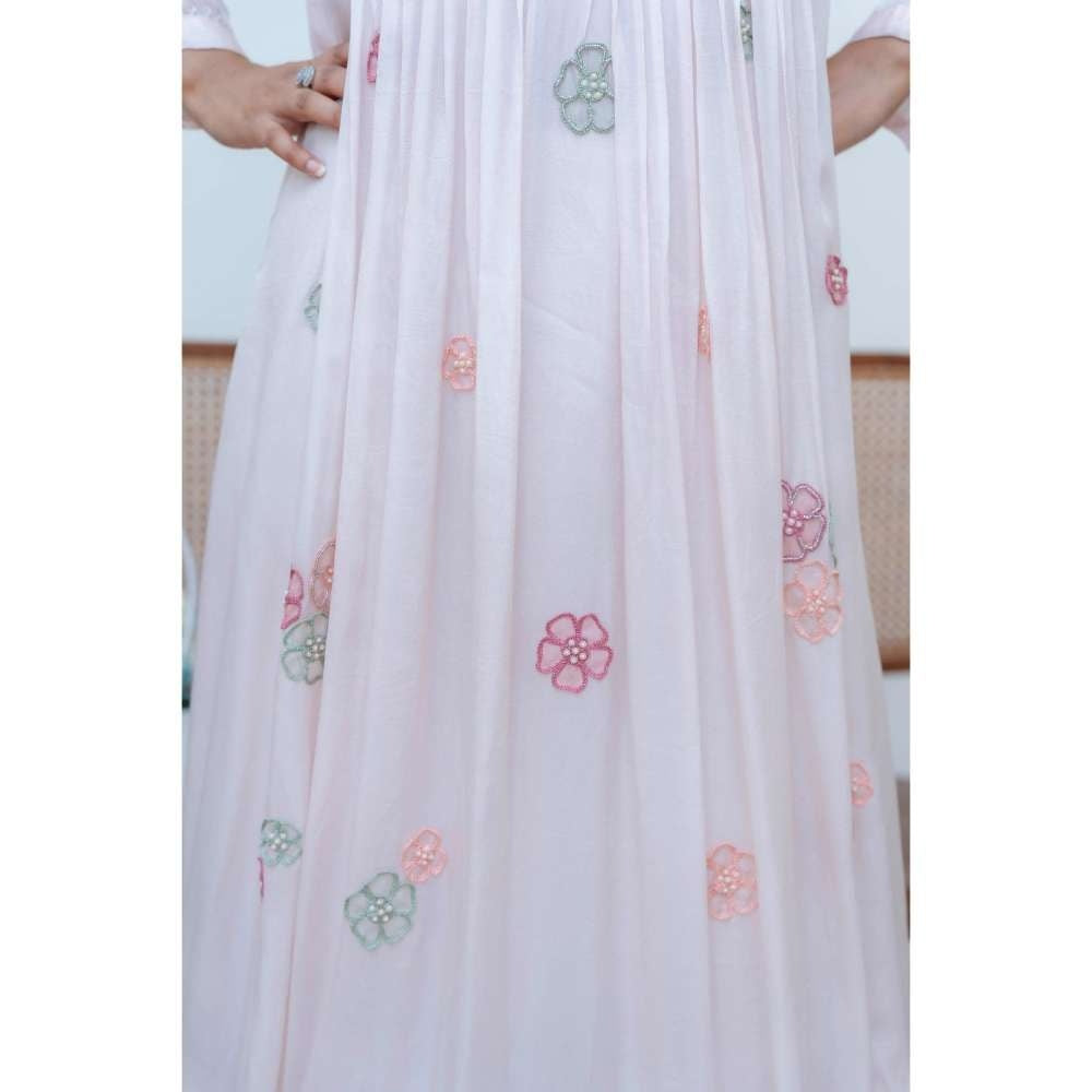 MINSH White Blush Kurta with Pant