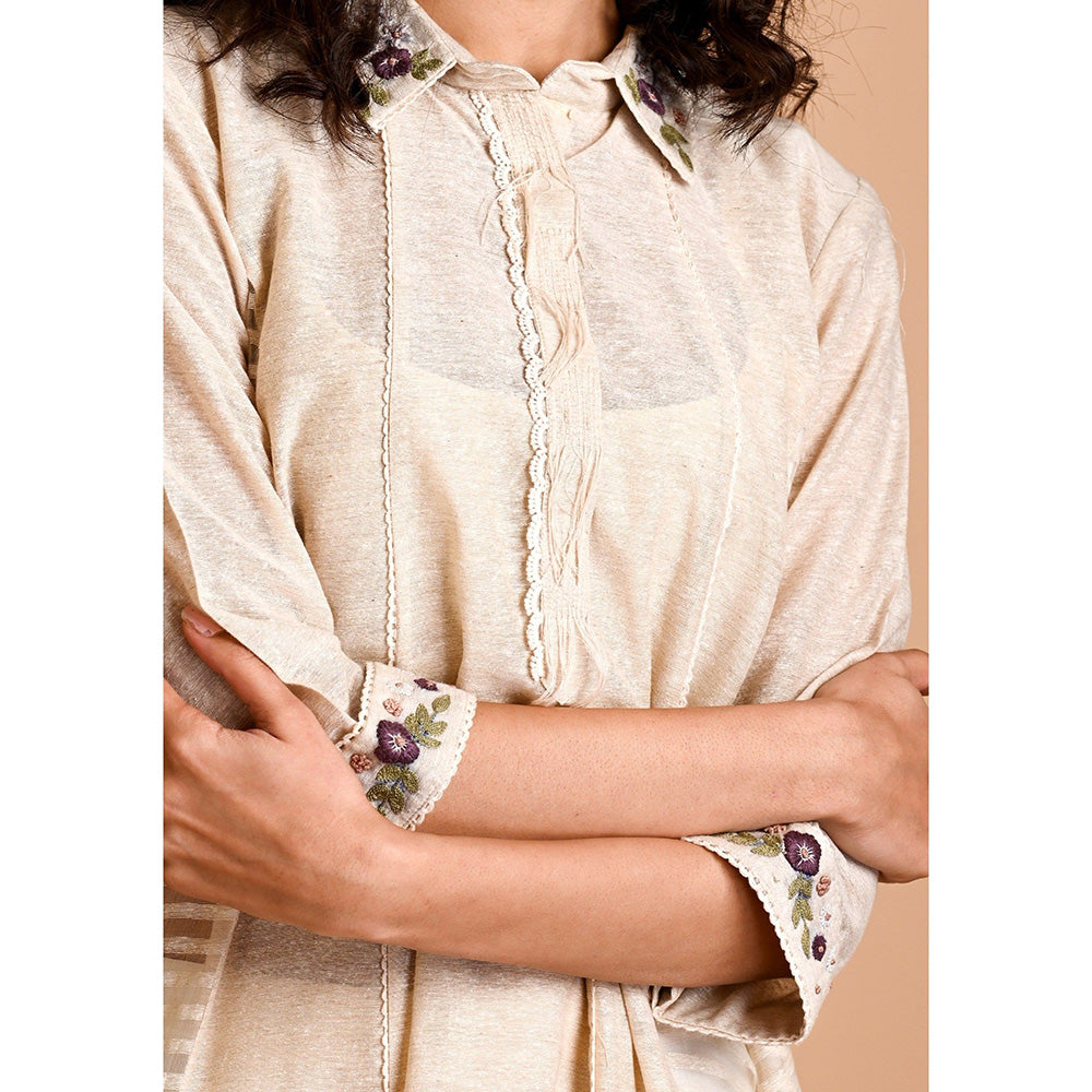 MITYAN Bugloss Kurta with Inner (Set of 2)