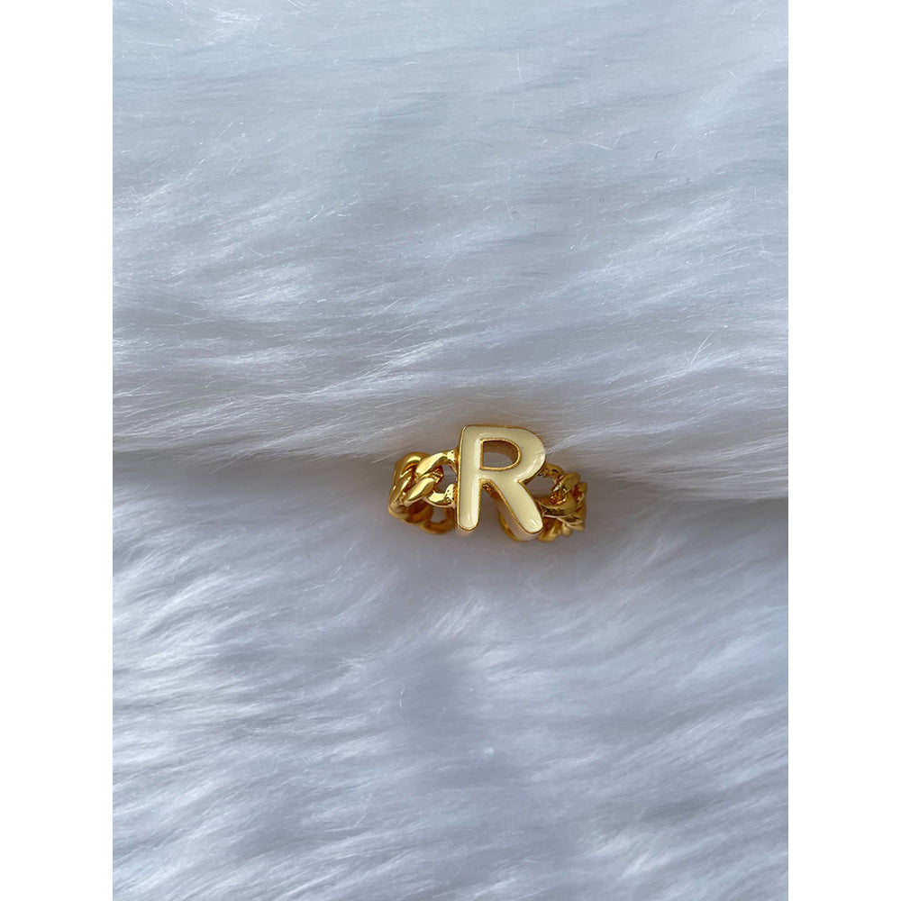 MNSH Signature Enamel White Ring R