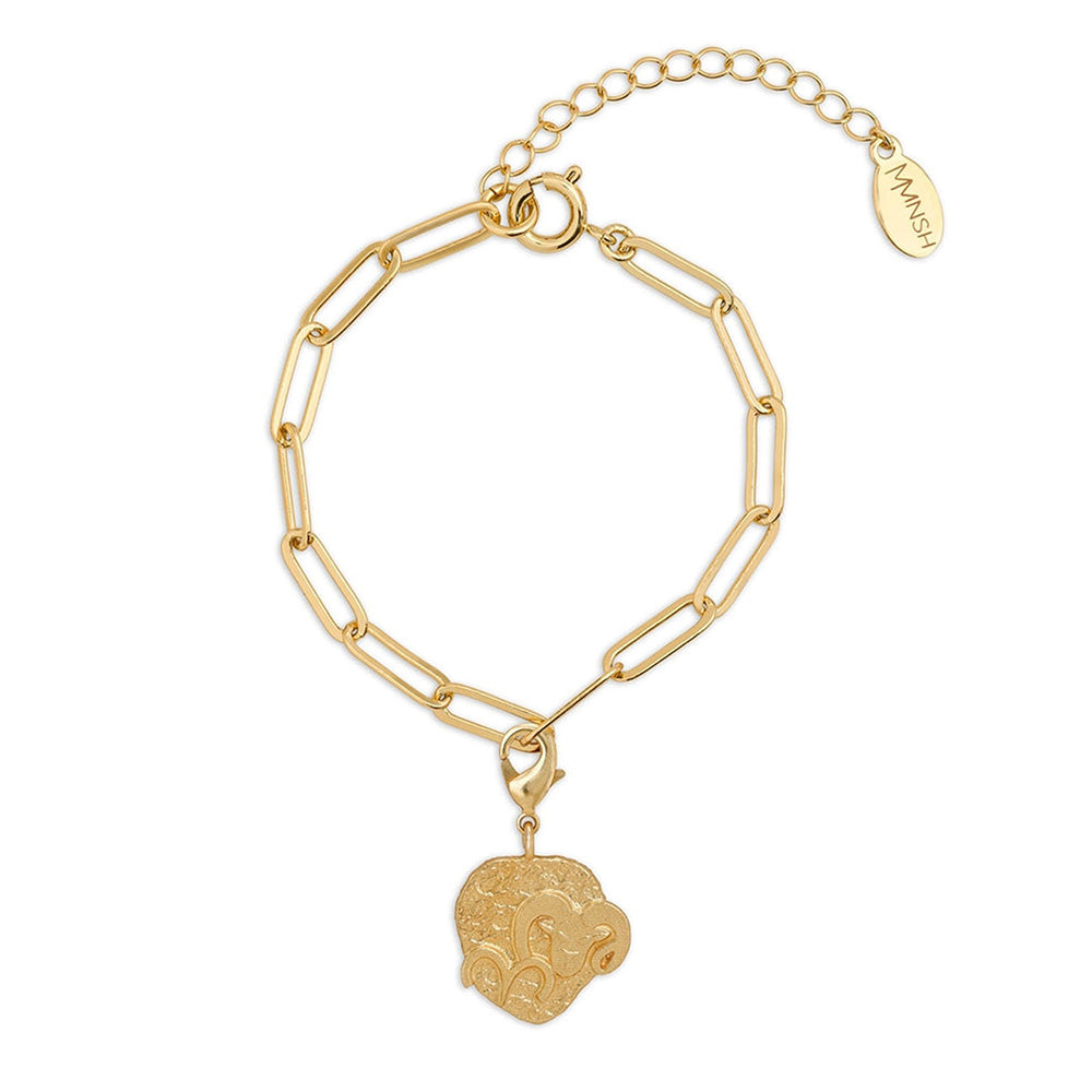 MNSH Zodiac Aries Charm Bracelet
