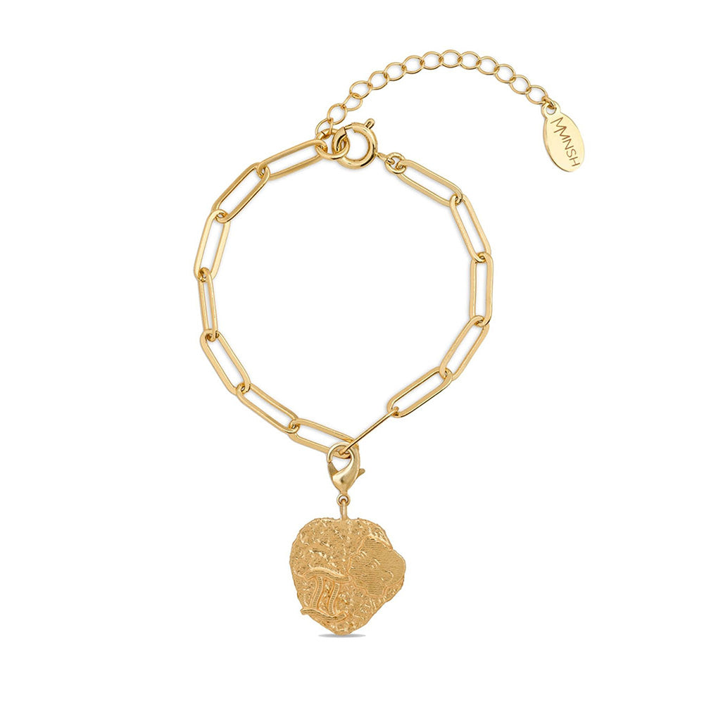MNSH Zodiac Gemini Charm Bracelet