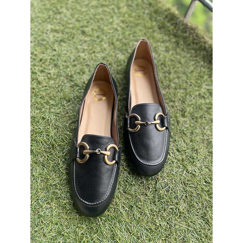 Modanta Black Loafers