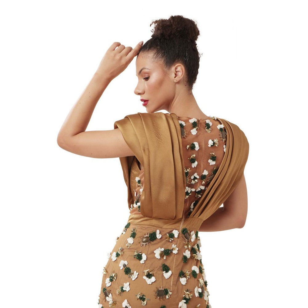 MODO CALDO Womens Brown Gown