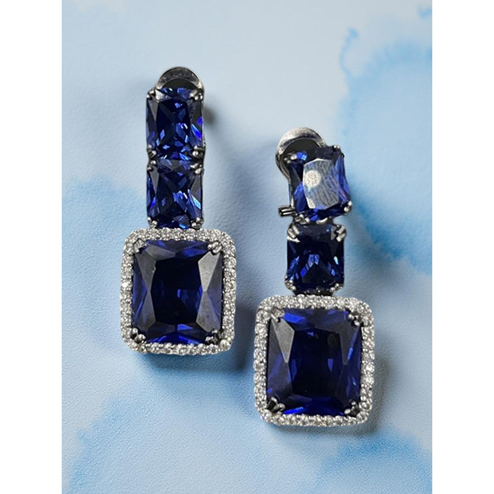 Mon Tresor Blue Whisper Earrings