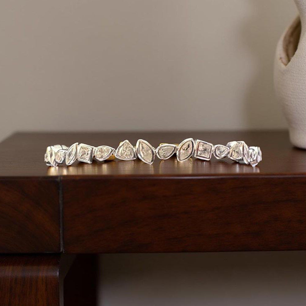 Mon Tresor Silver Assorted Nova Bezel Bracelet