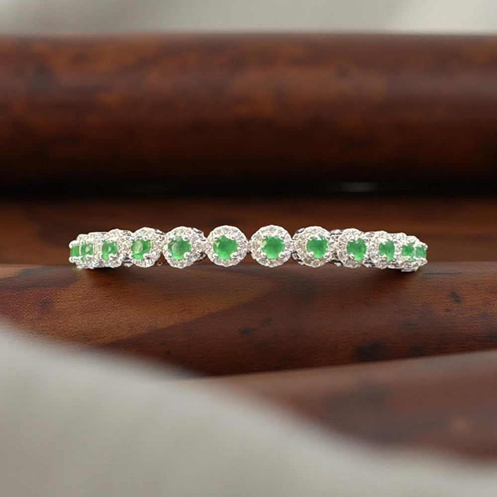 Mon Tresor Green Eternal Verde Emerald Bracelet