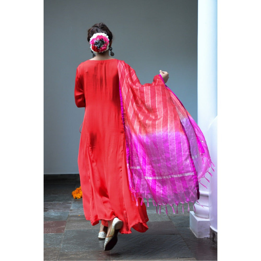 Myaara Ruby Kurta Set (Set of 3)