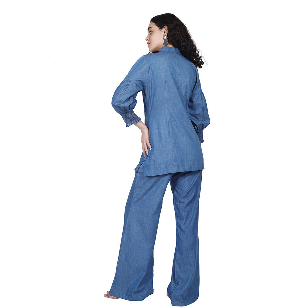 NAMAH BY PARUL MONGIA Denim Banjara Co-Ord (Set of 2)