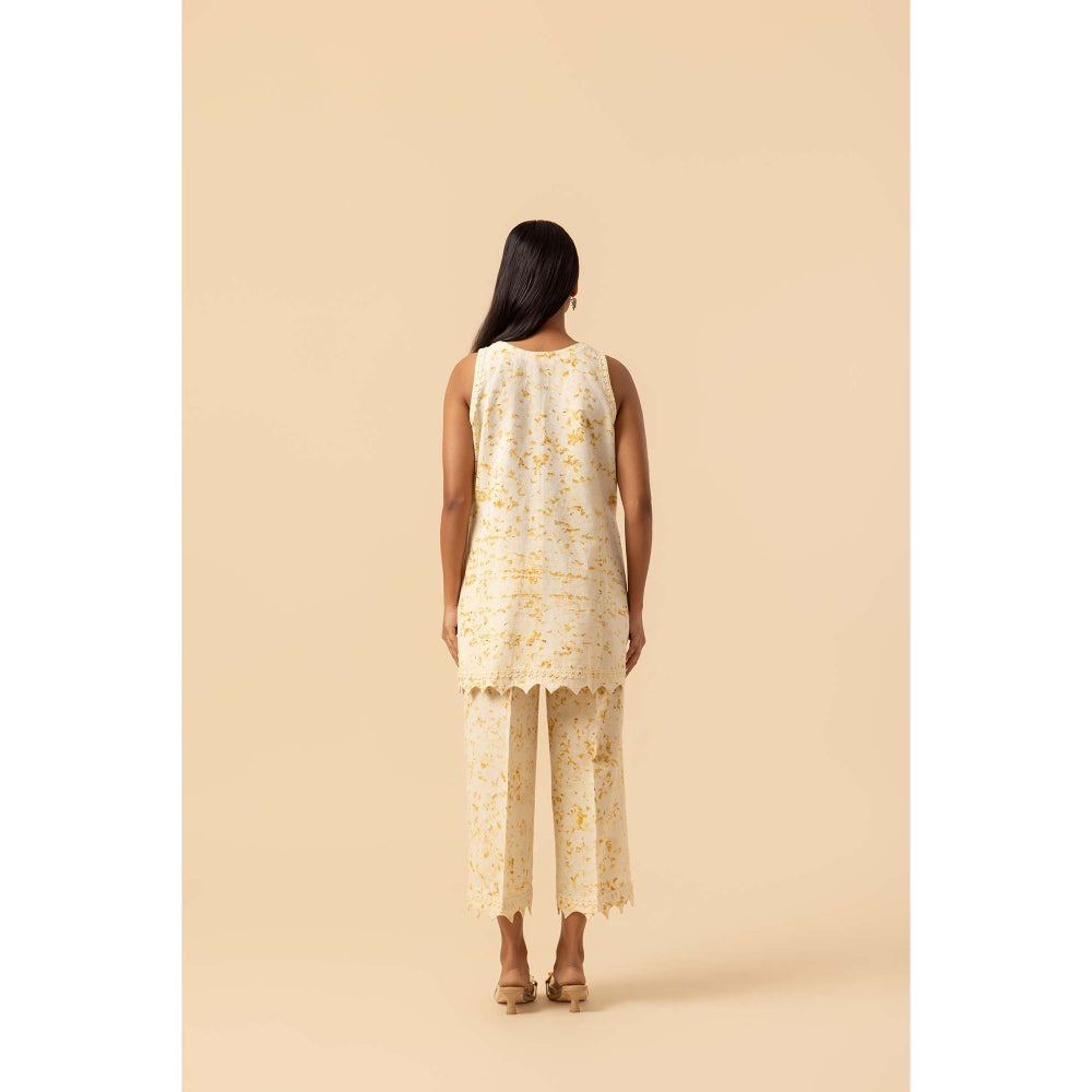 Naseebo Gold Ripple Hemp Cotton Co-Ord Set