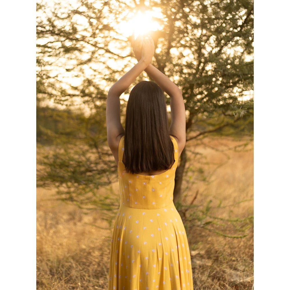Natalia Livingston Mia Mustard Dress
